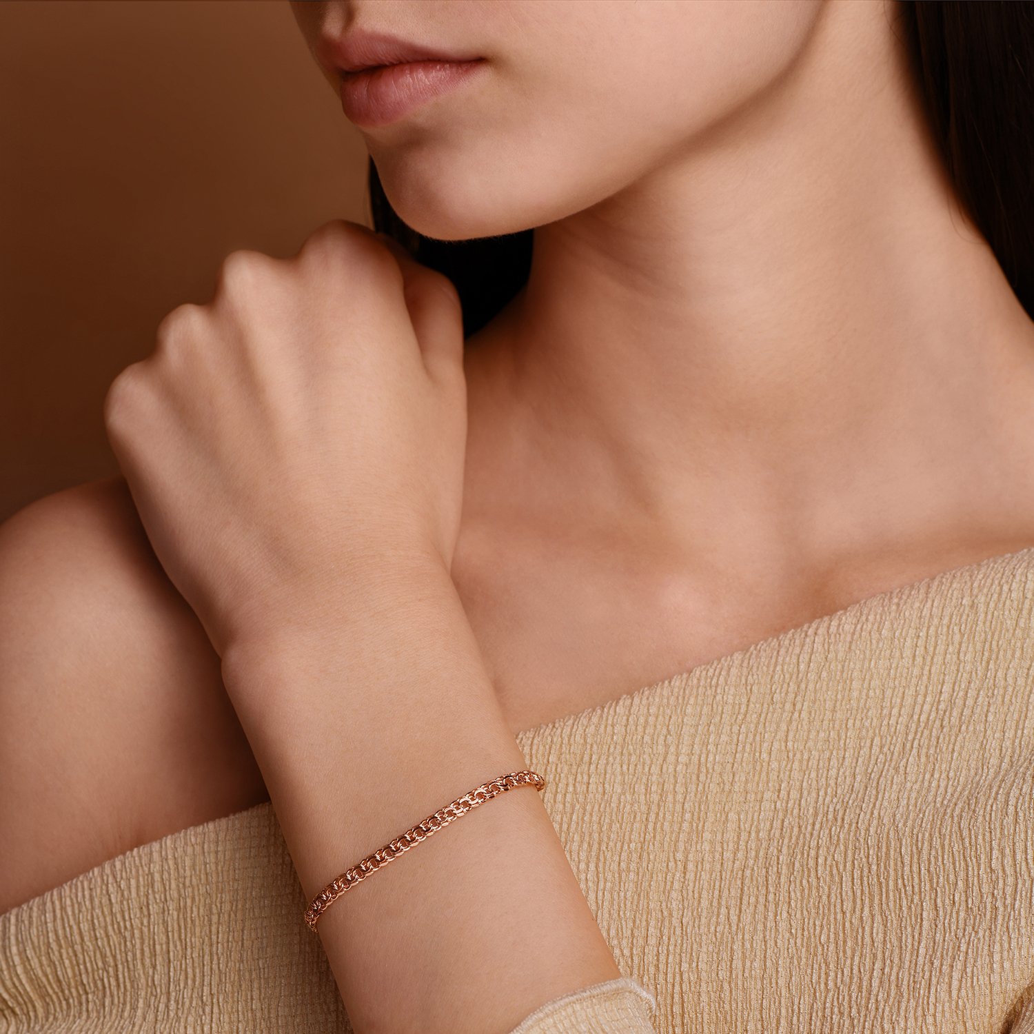 Золотой браслет полновесный