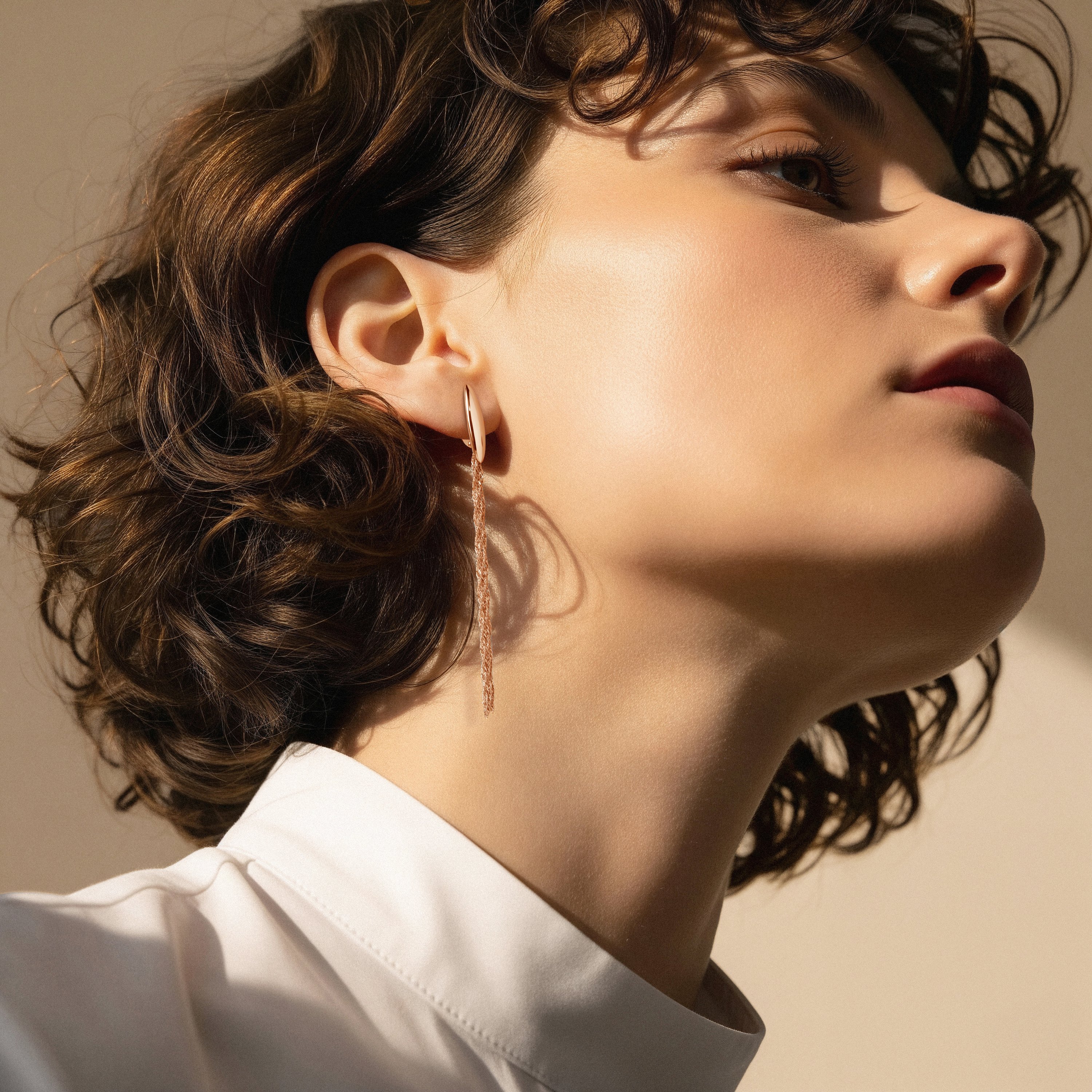 Золотые серьги