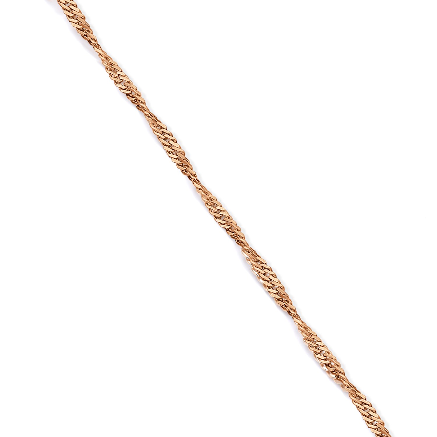 Золотой браслет облегченный