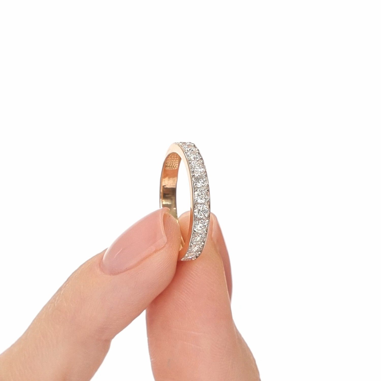 Фото «Золотое обручальное кольцо SMART DIAMONDS 0,8 карата»