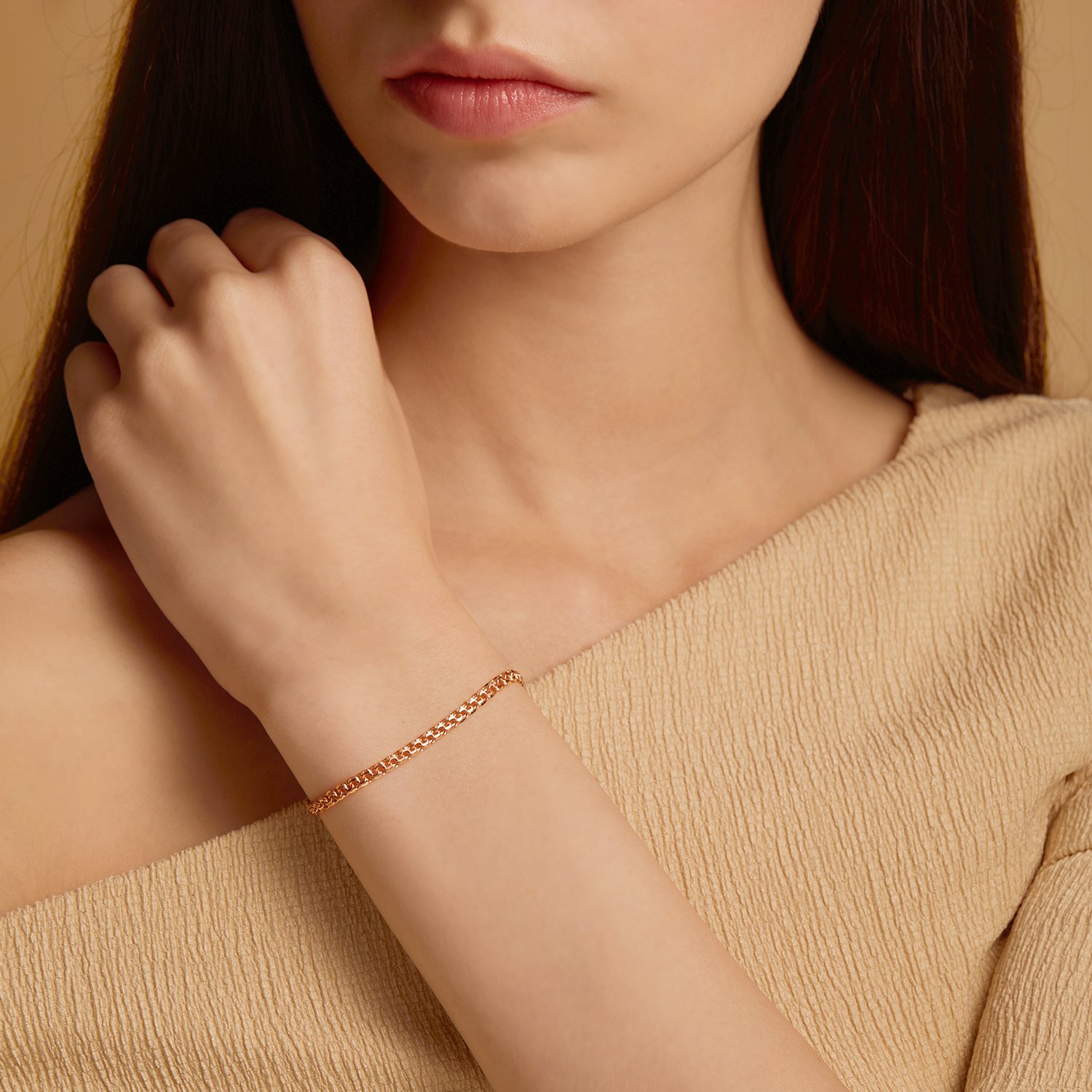 Золотой браслет полновесный