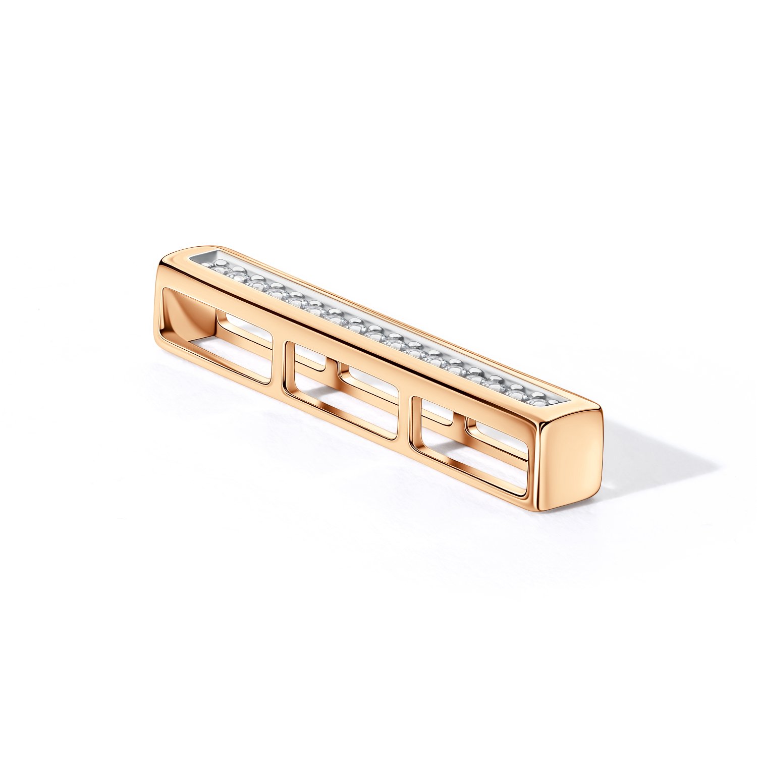 Золотая подвеска с бриллиантами