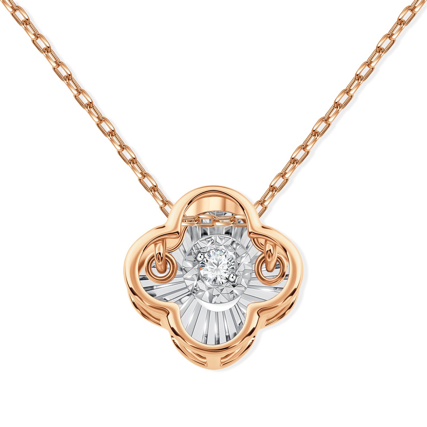 Фото «Золотая подвеска с бриллиантом»