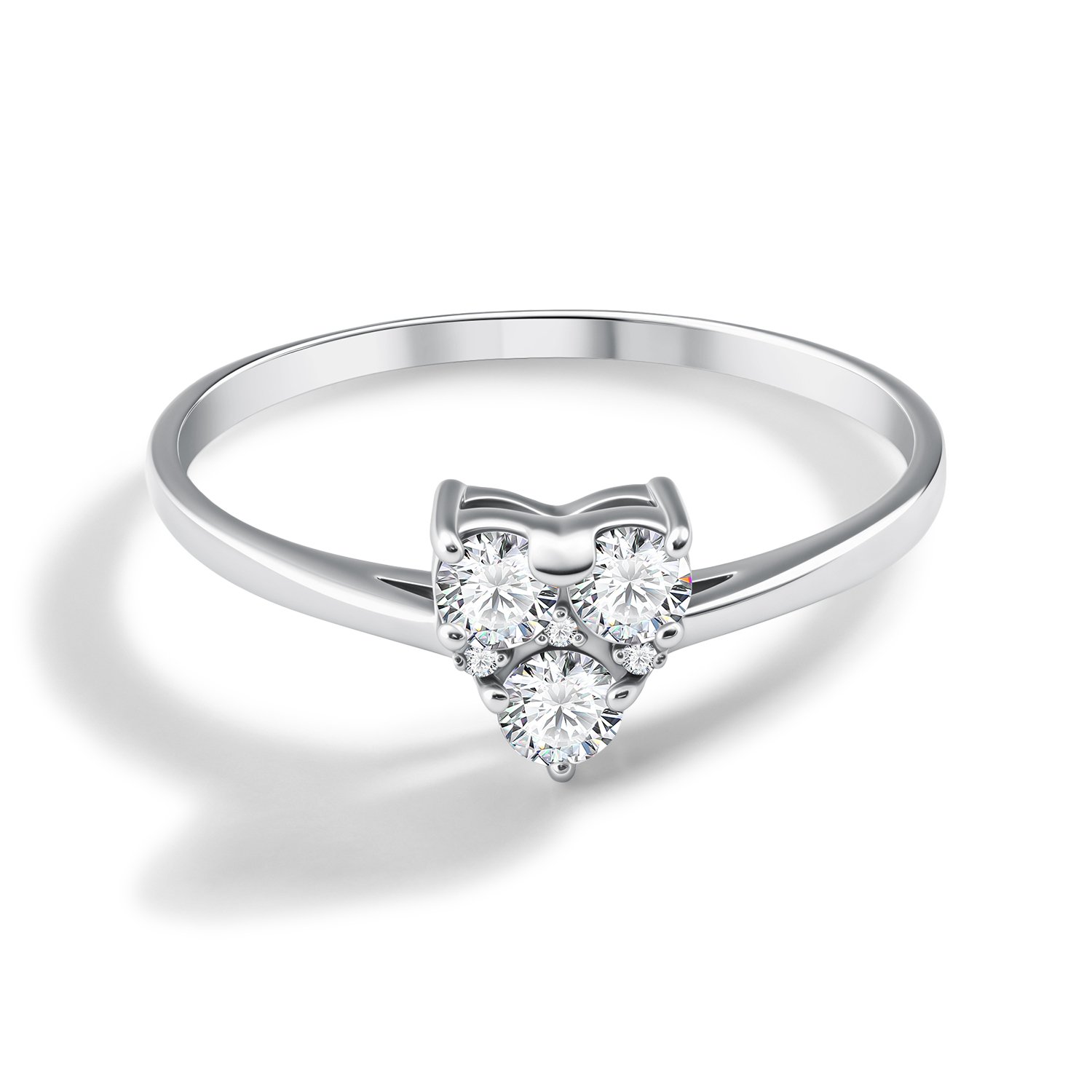 Золотое кольцо с бриллиантами