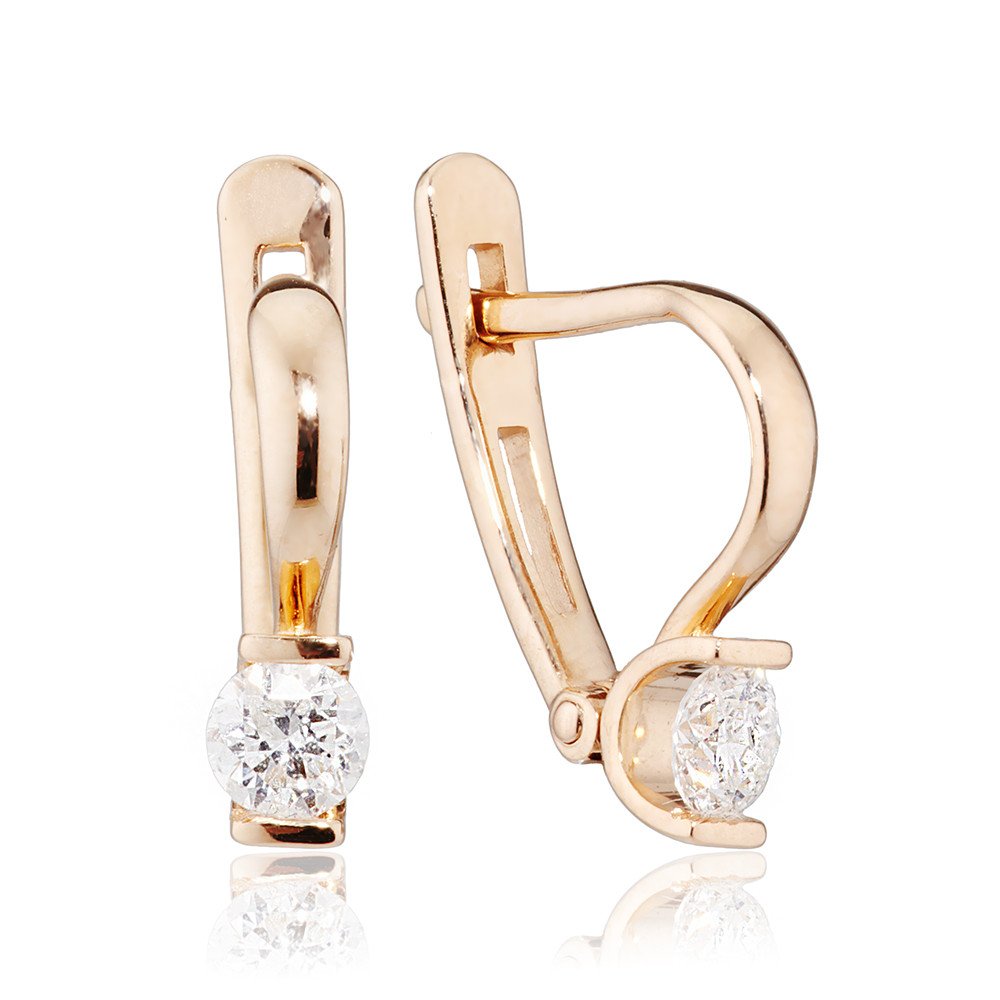 Серьги из золота с бриллиантами (арт. 2000530) - купить в Ювелирном ...