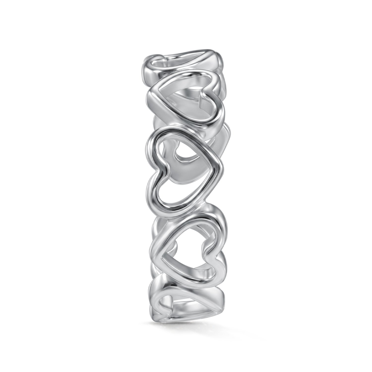 Серебряная серьга