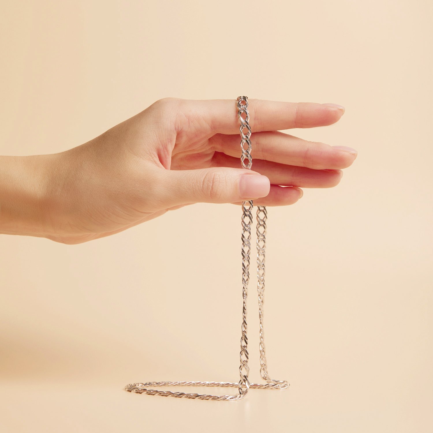 Серебряная цепь полновесная