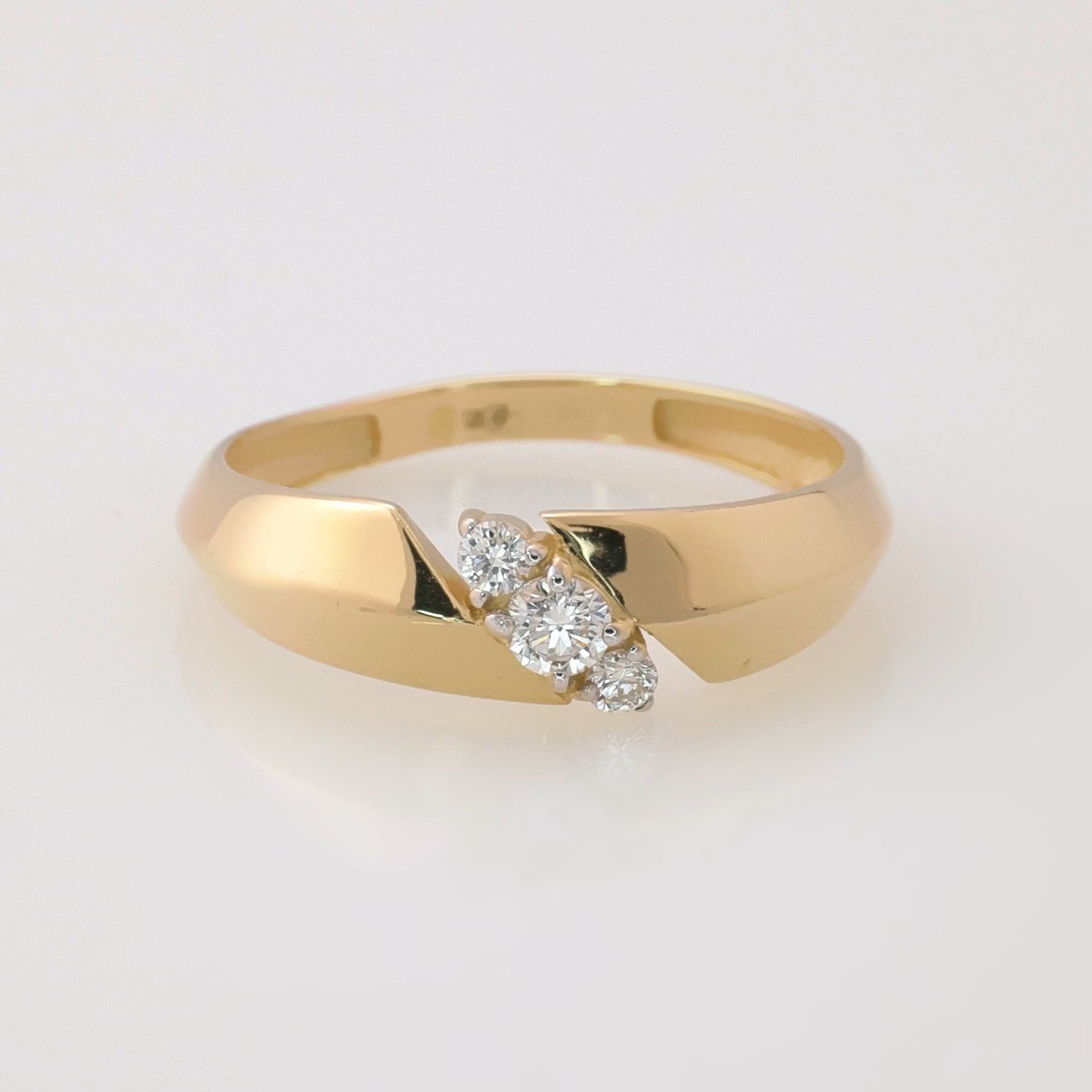 Золотое кольцо SMART DIAMONDS 0,16 карата