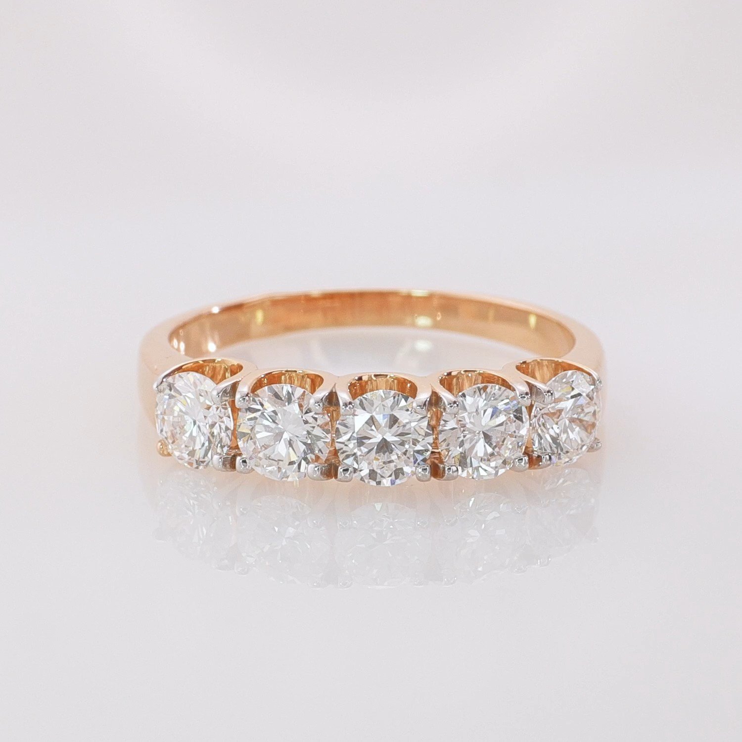 Фото «Золотое кольцо SMART DIAMONDS 1,26 карата»