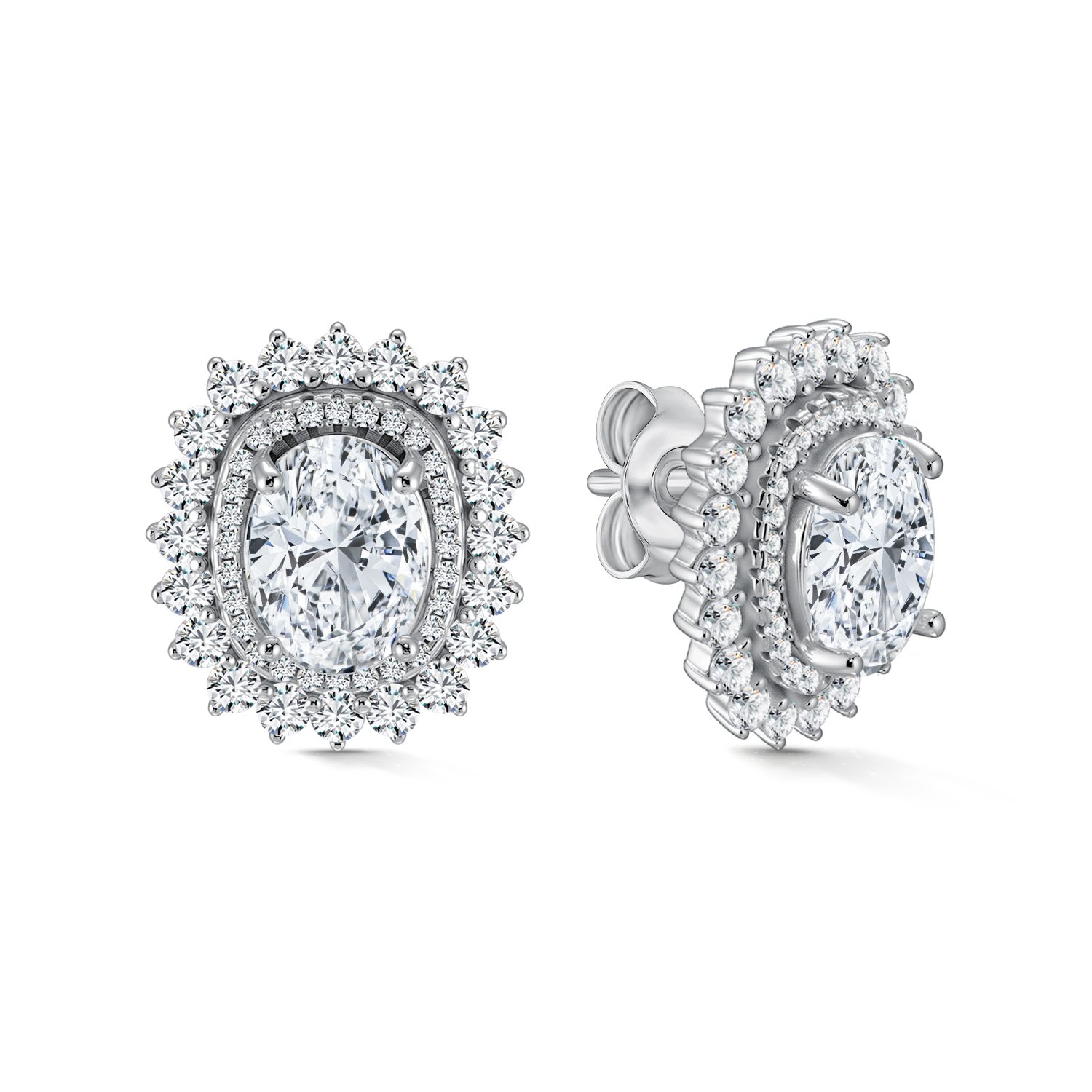 Фото «Серебряные серьги с фианитами»