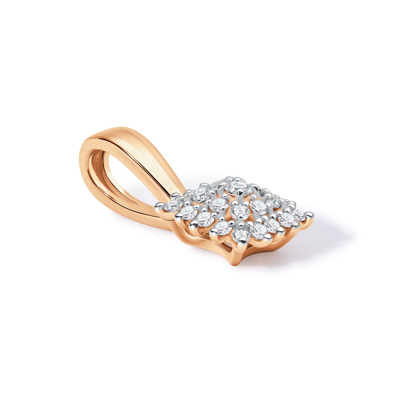 Золотая подвеска с бриллиантами