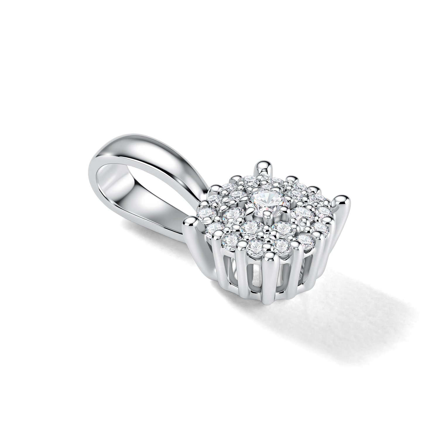 Золотая подвеска с бриллиантами