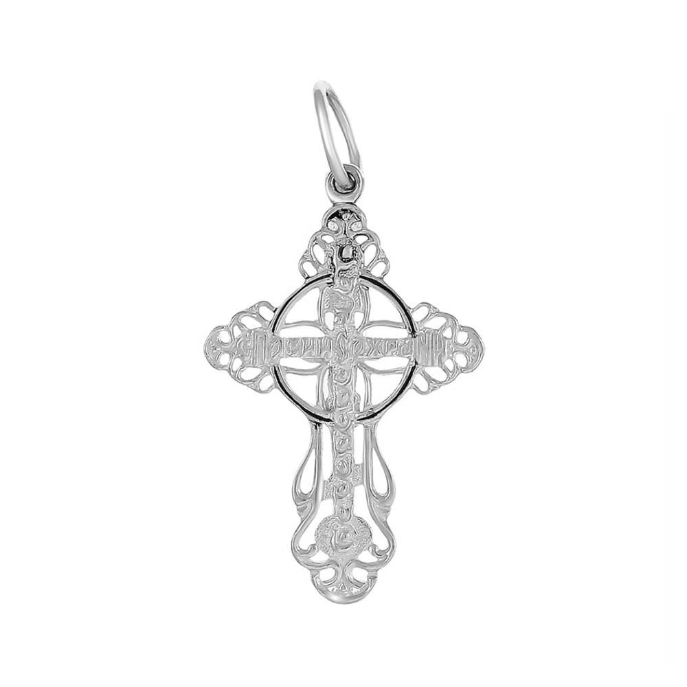 Серебряный православный крест