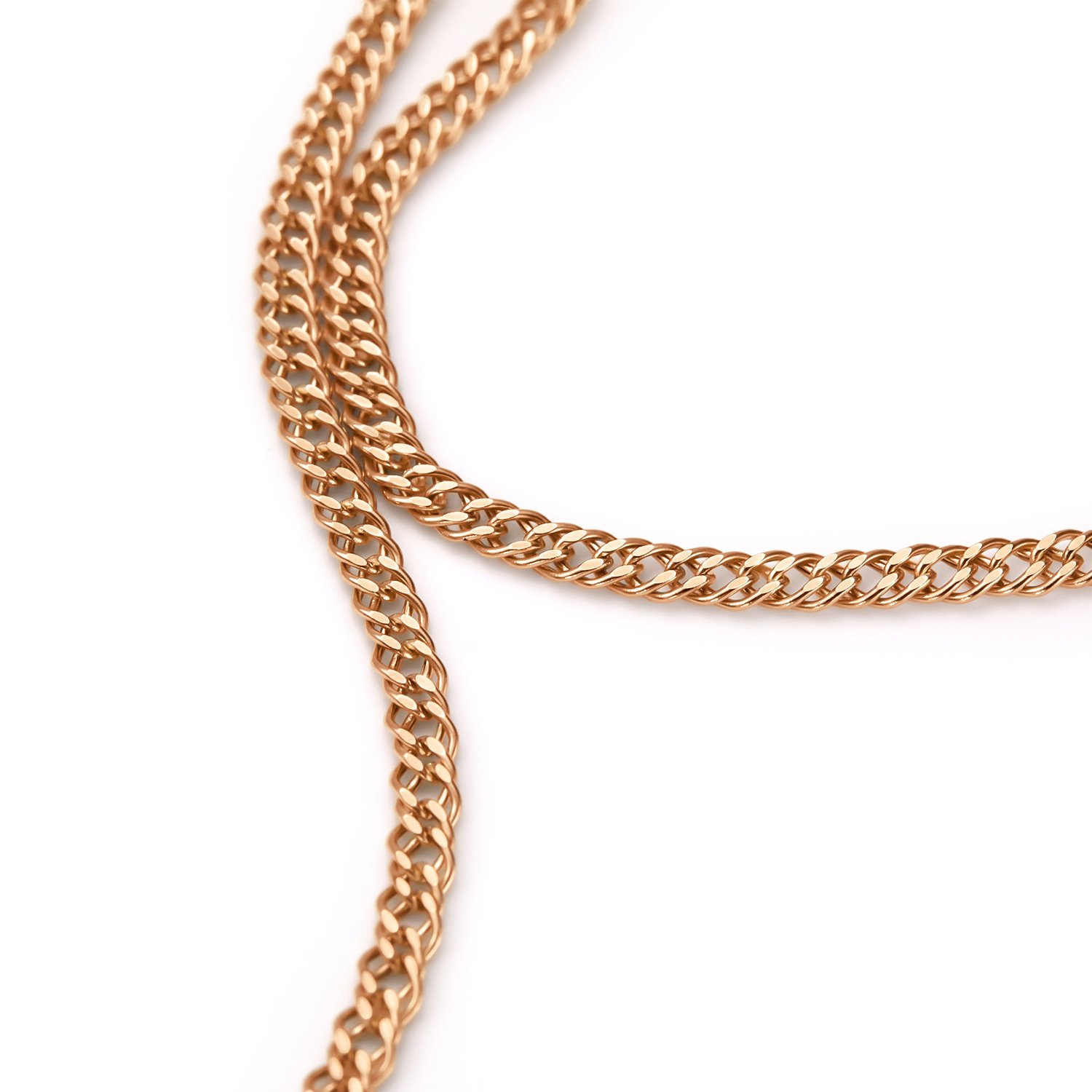 Золотой браслет облегченный