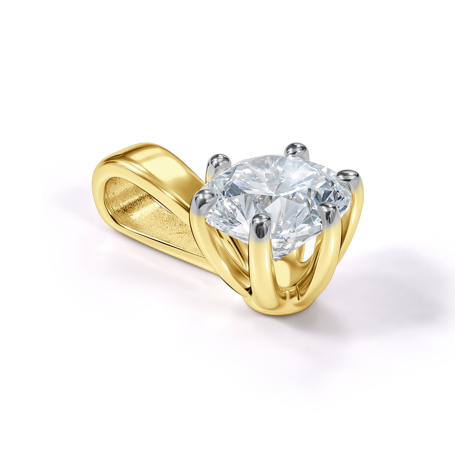 Золотая подвеска SMART DIAMONDS 0,73 карата