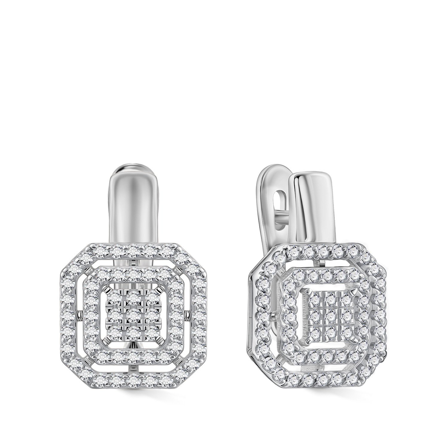 Фото «Золотые серьги с бриллиантами»