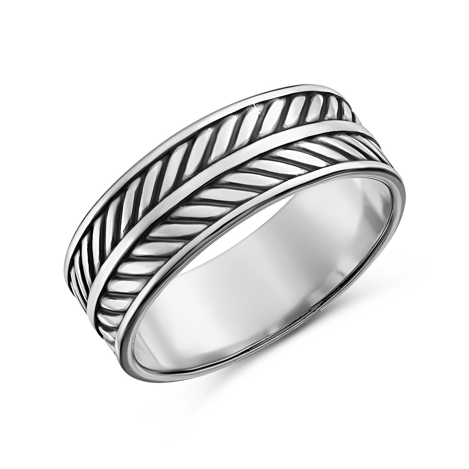 Серебряное кольцо с чернением