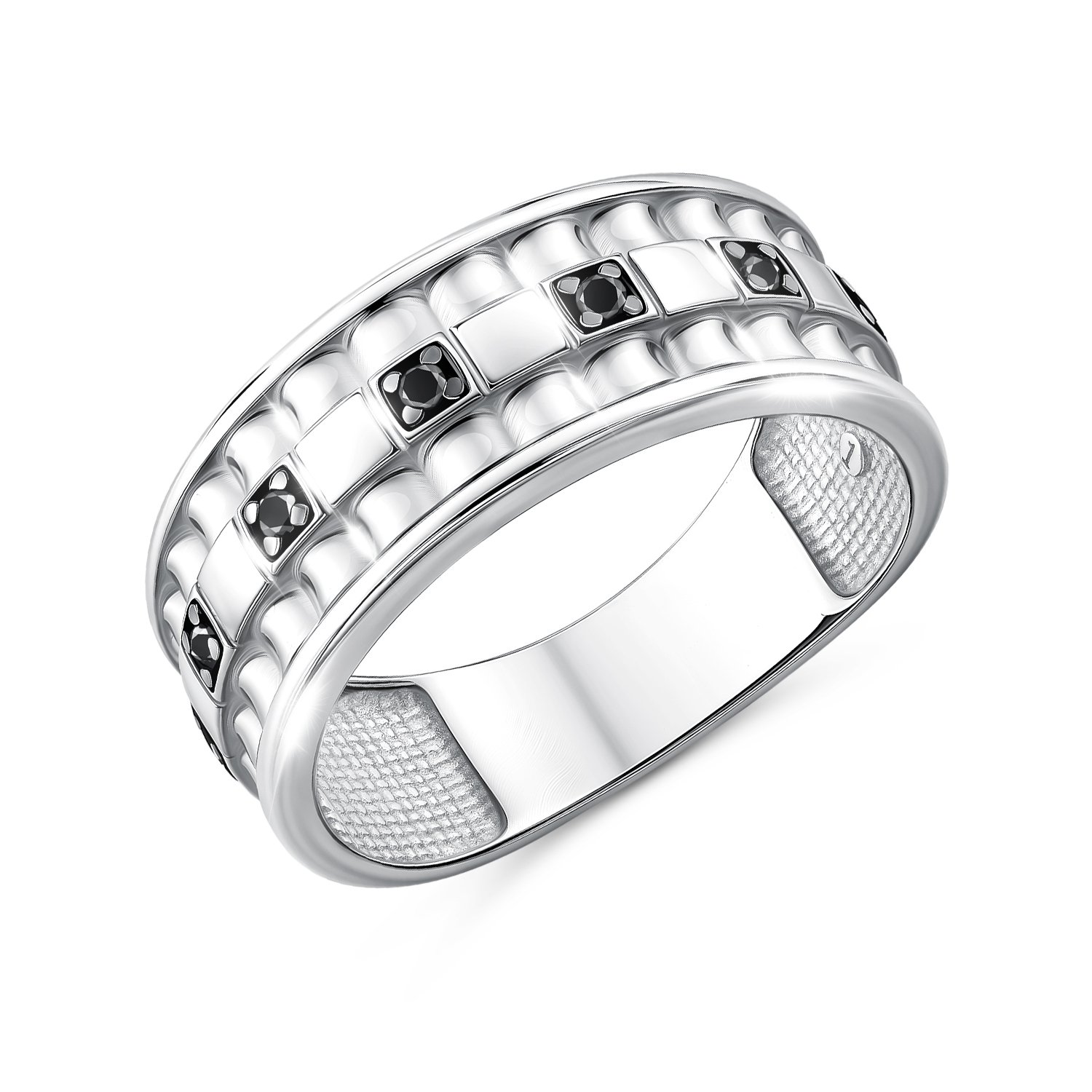 Фото «Серебряная печатка с фианитами»