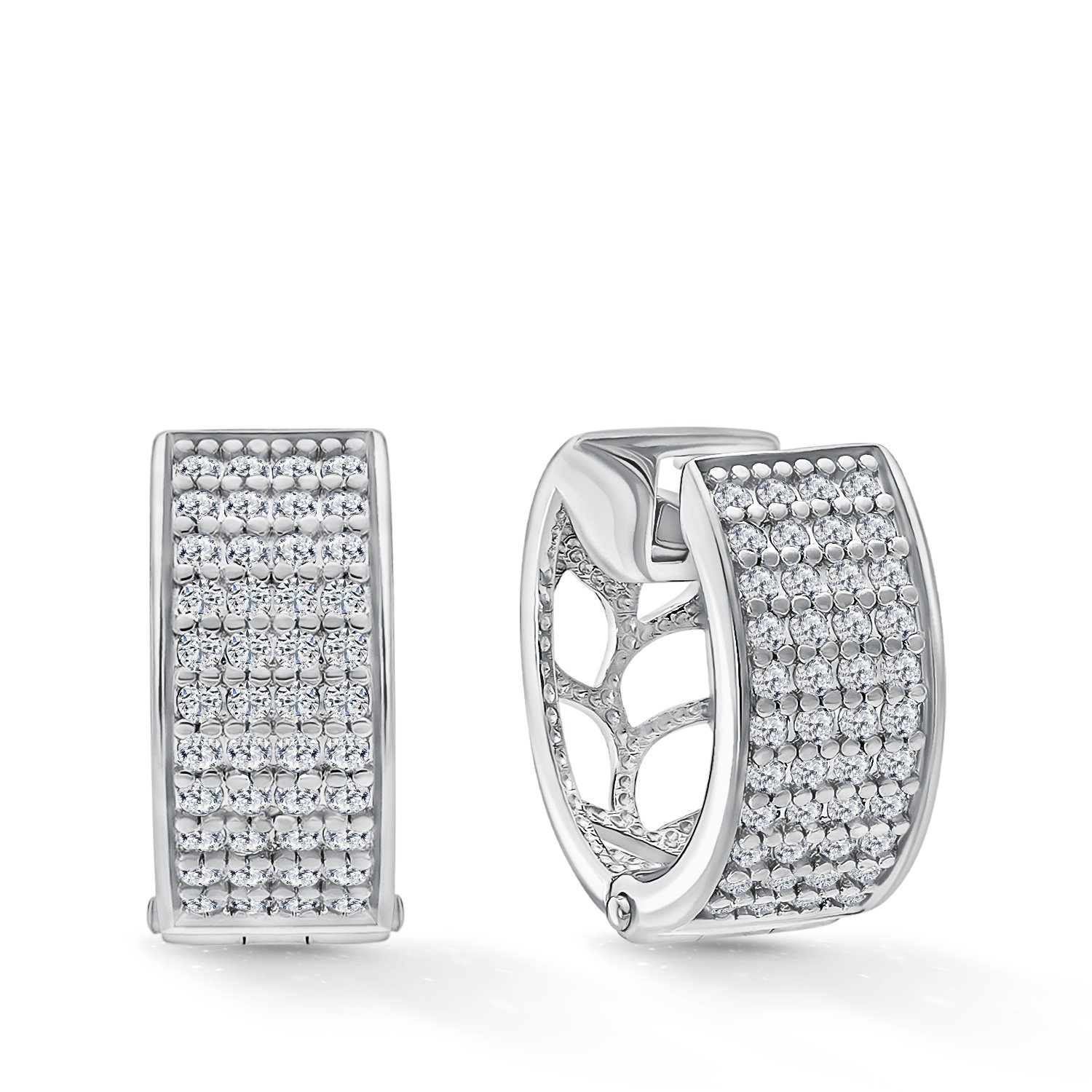 Фото «Серебряные серьги с фианитами»