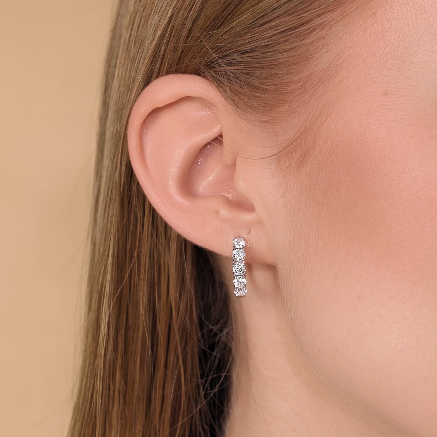 Золотые серьги SMART DIAMONDS 1,77 карата