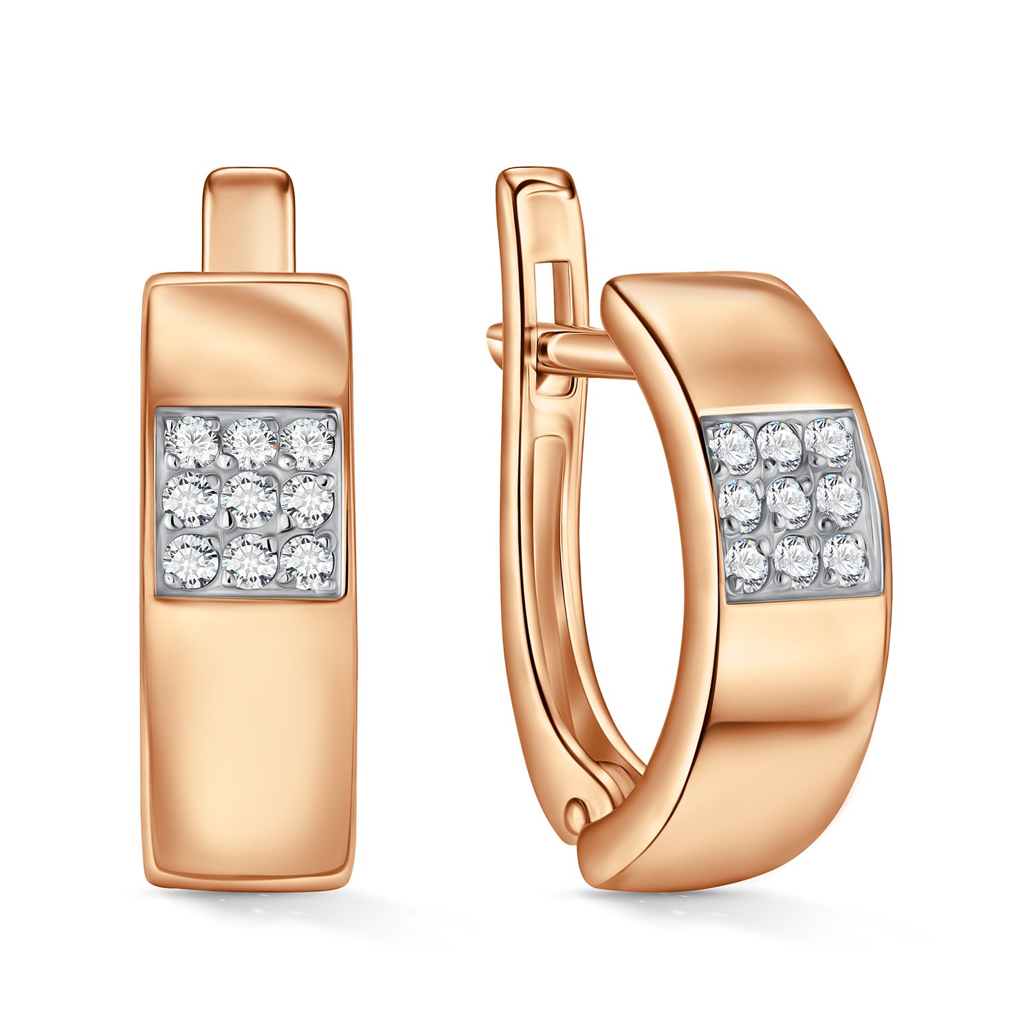 Фото «Золотые серьги с бриллиантами»