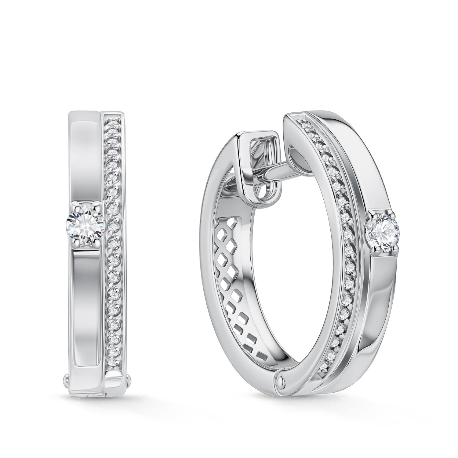 Фото «Золотые серьги с бриллиантами»