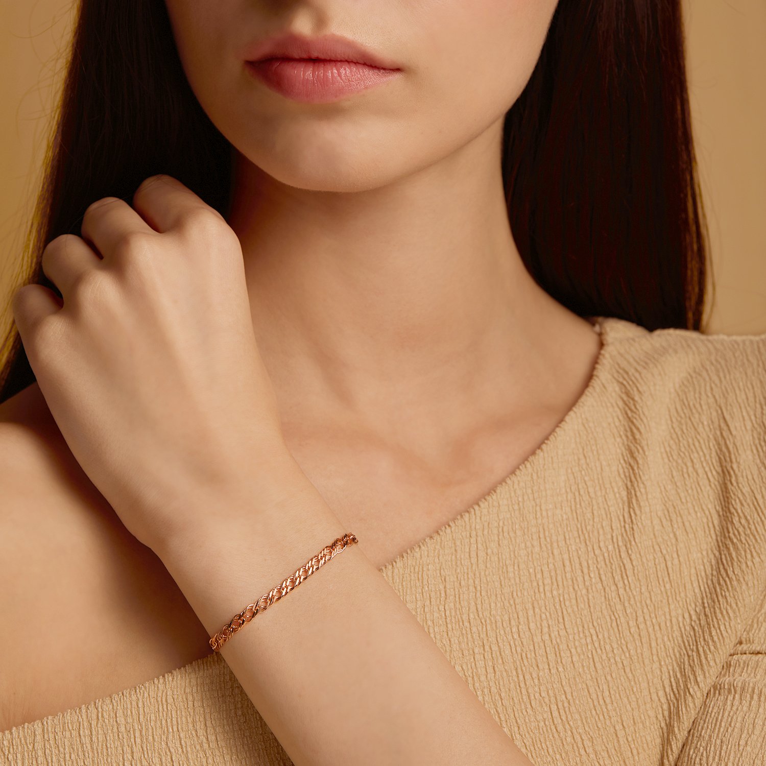 Серебряный браслет полновесный