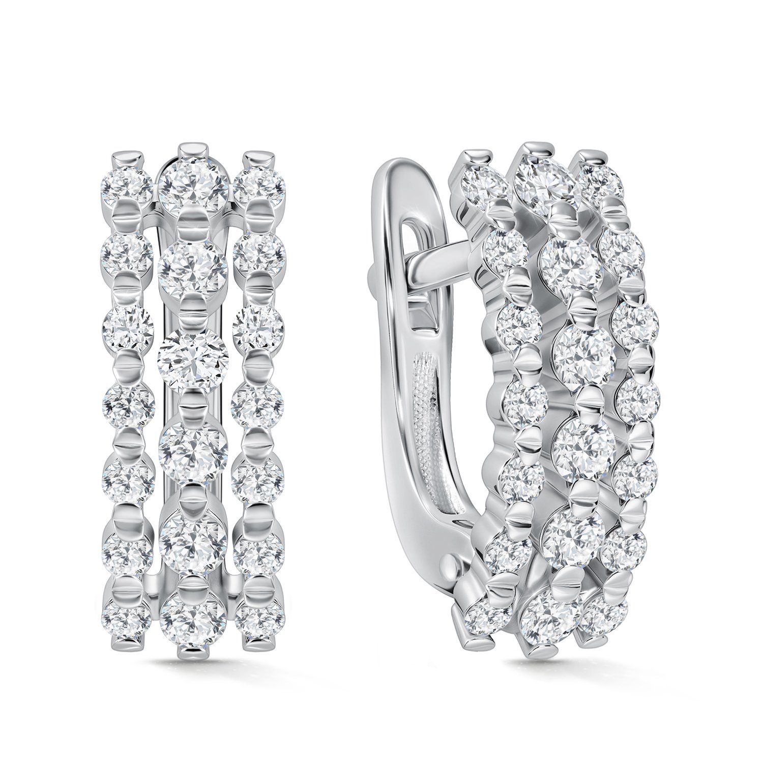 Фото «Золотые серьги SMART DIAMONDS 0,74 карата»