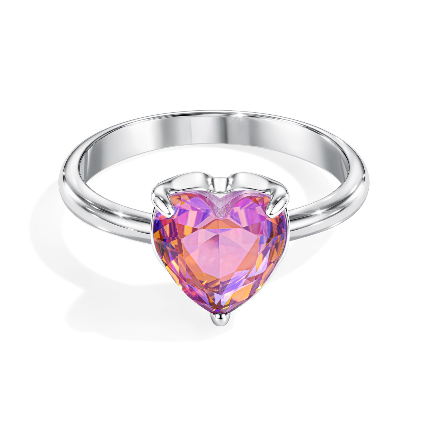 Серебряное кольцо с фианитом