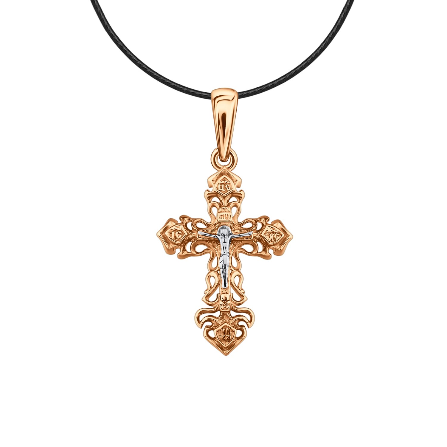 Золотой православный крест