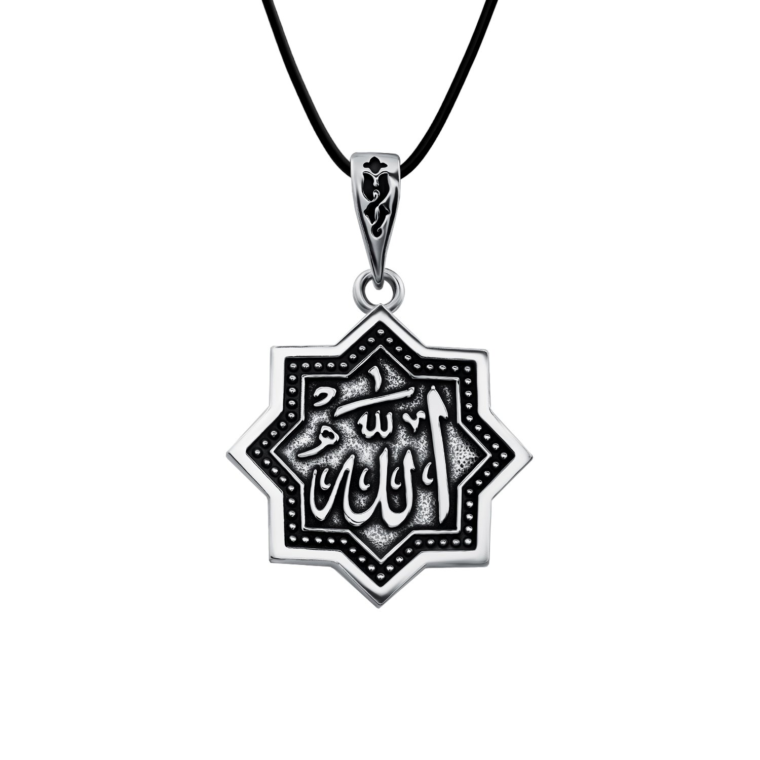 Серебряная подвеска с чернением