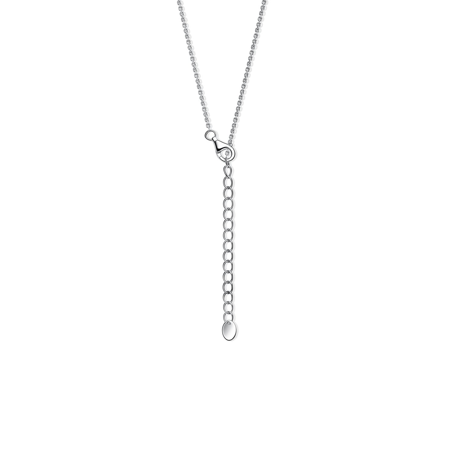 Серебряное колье с фианитами