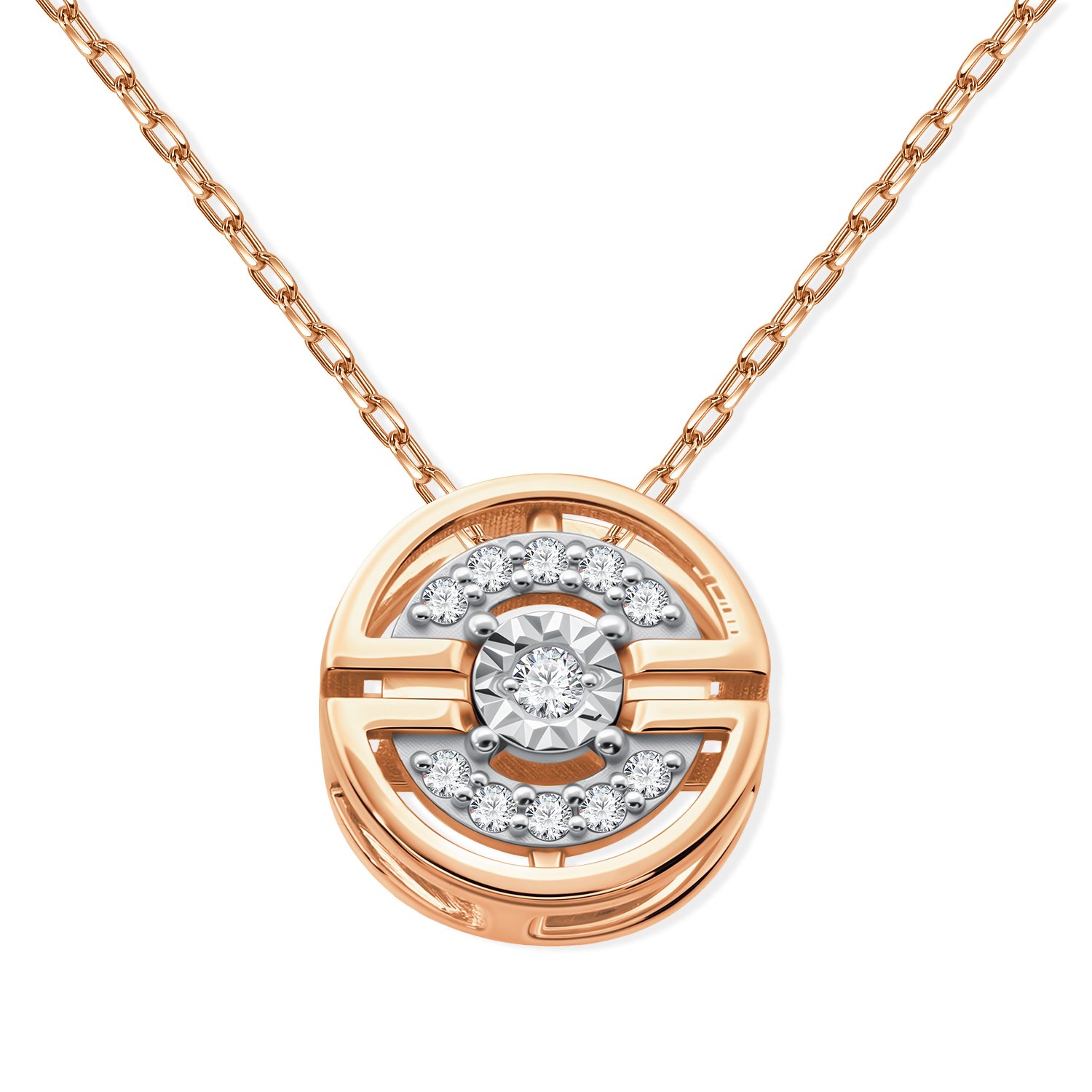 Фото «Золотая подвеска с бриллиантами»