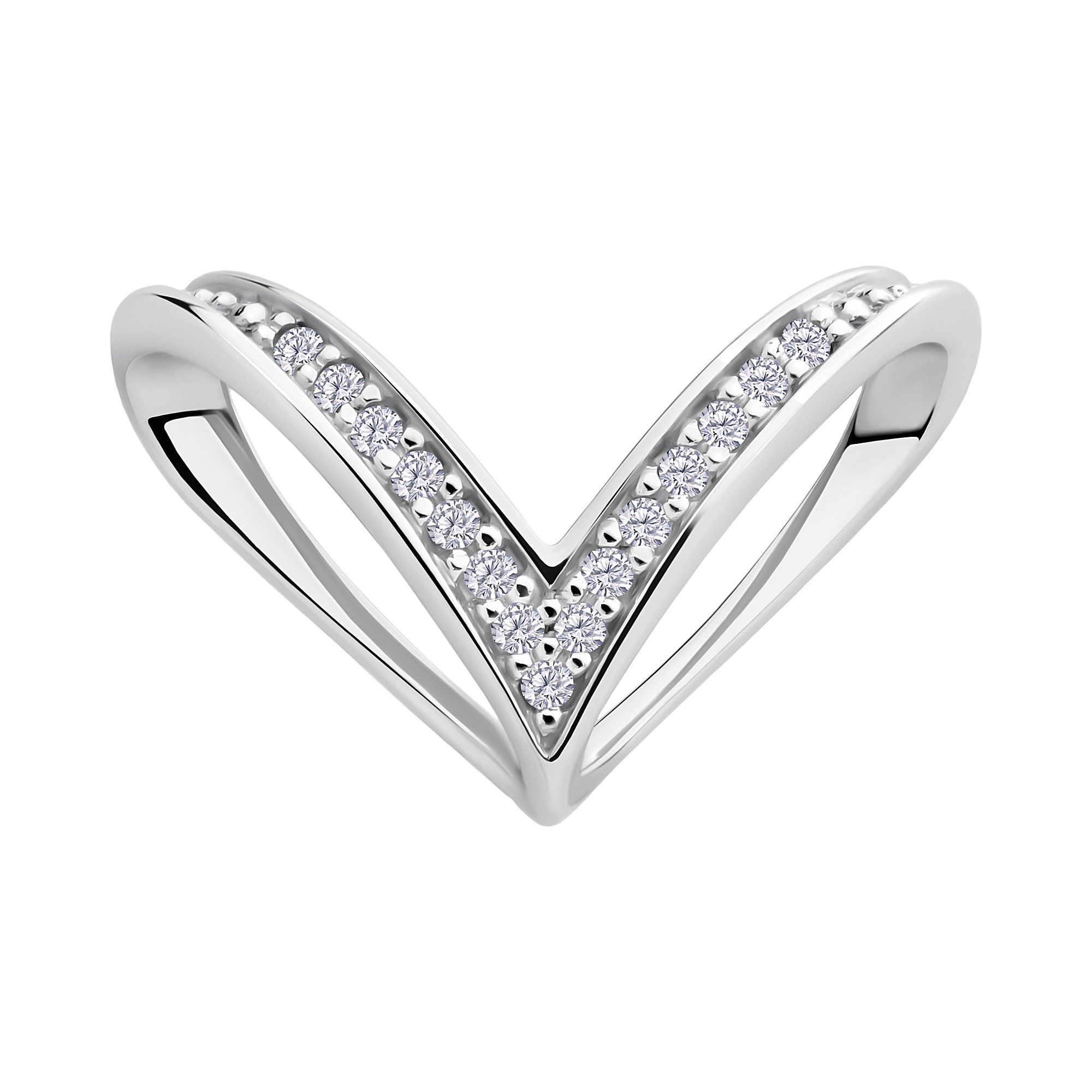 Золотая подвеска с фианитами