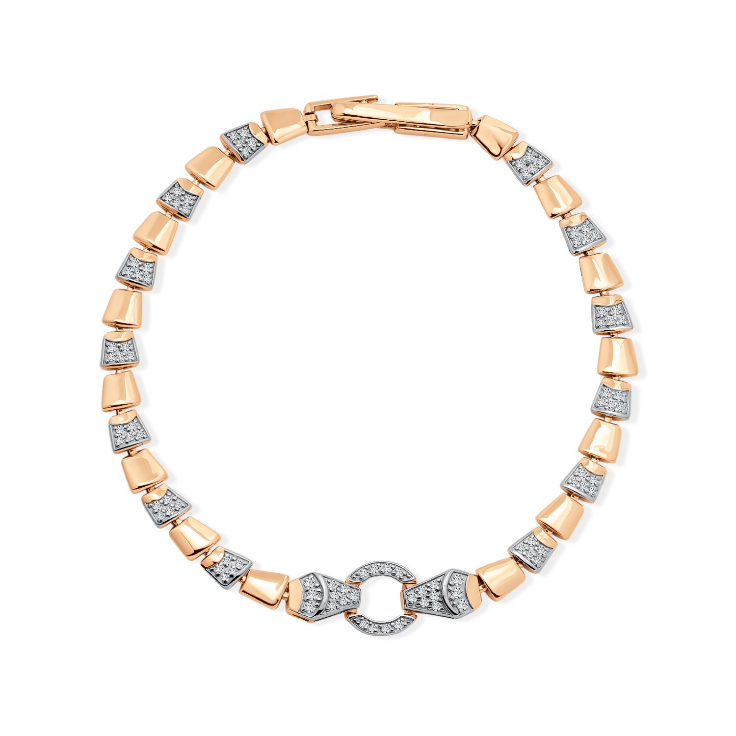 Фото «Золотой браслет с фианитами»