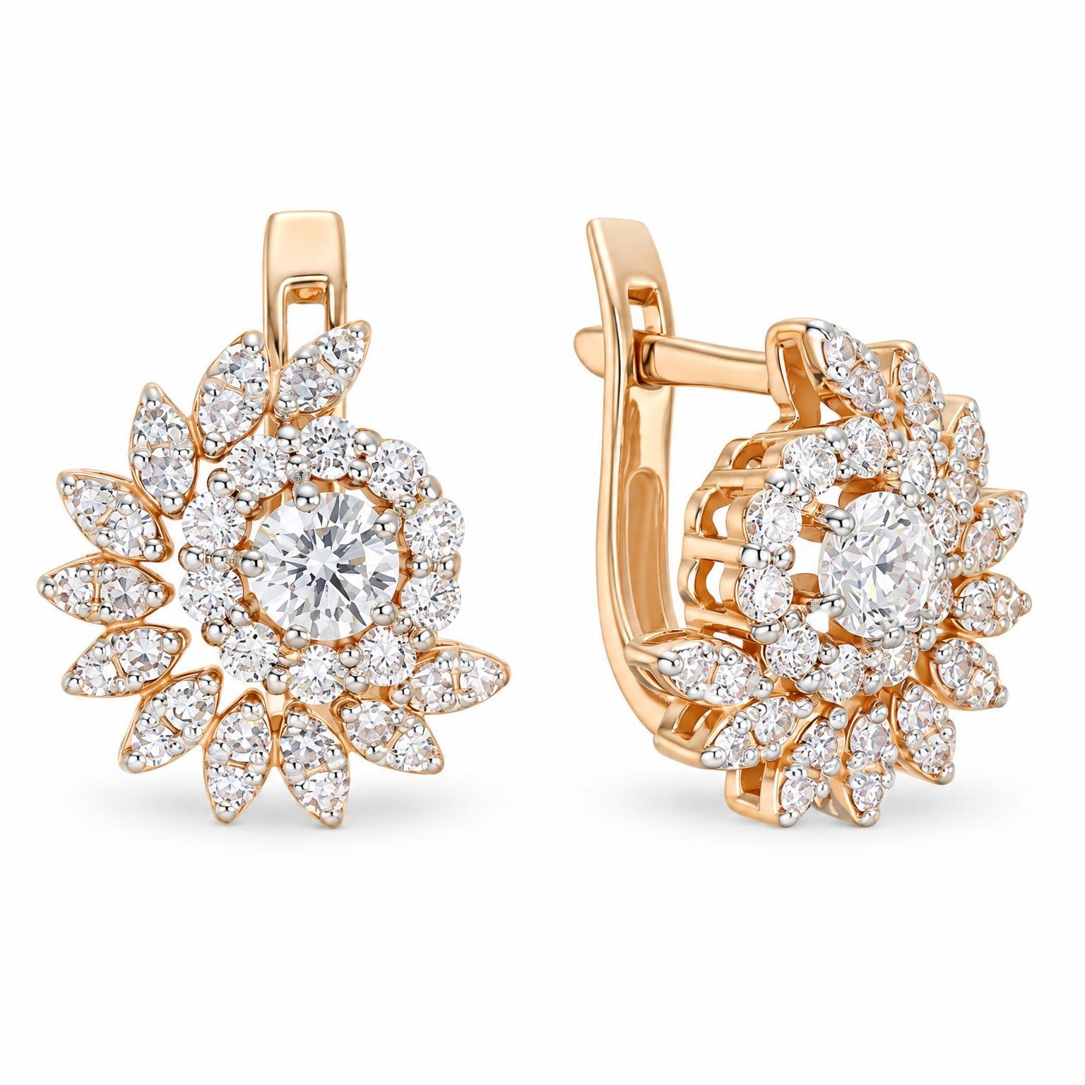 Фото «Золотые серьги SMART DIAMONDS»