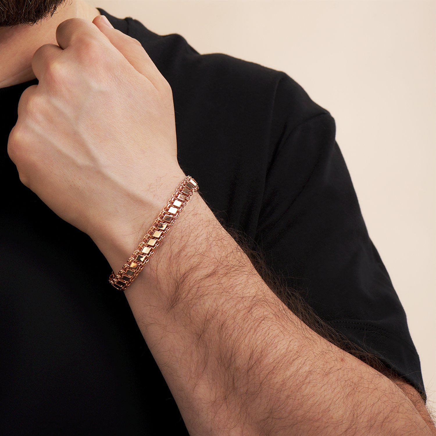 Золотой браслет полновесный