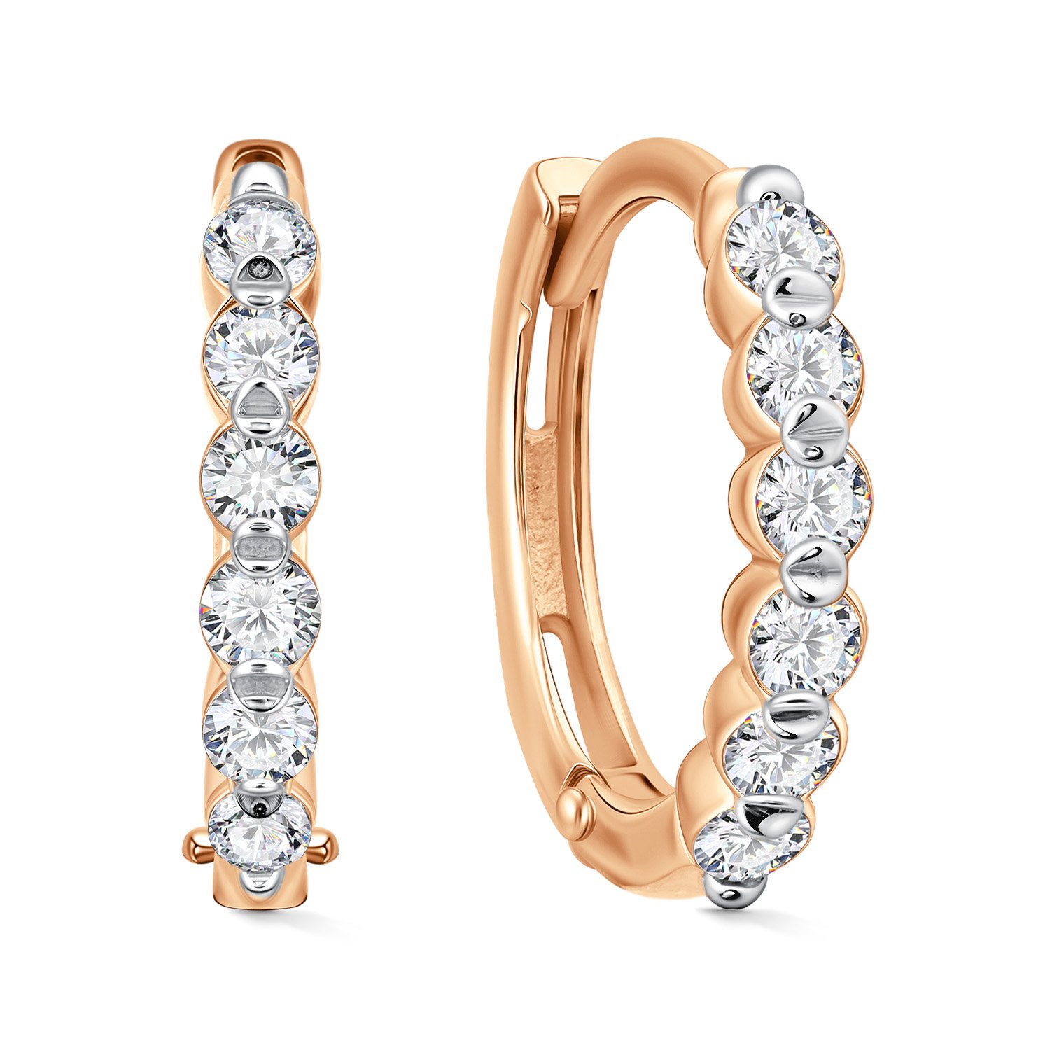 Фото «Золотые серьги с бриллиантами»