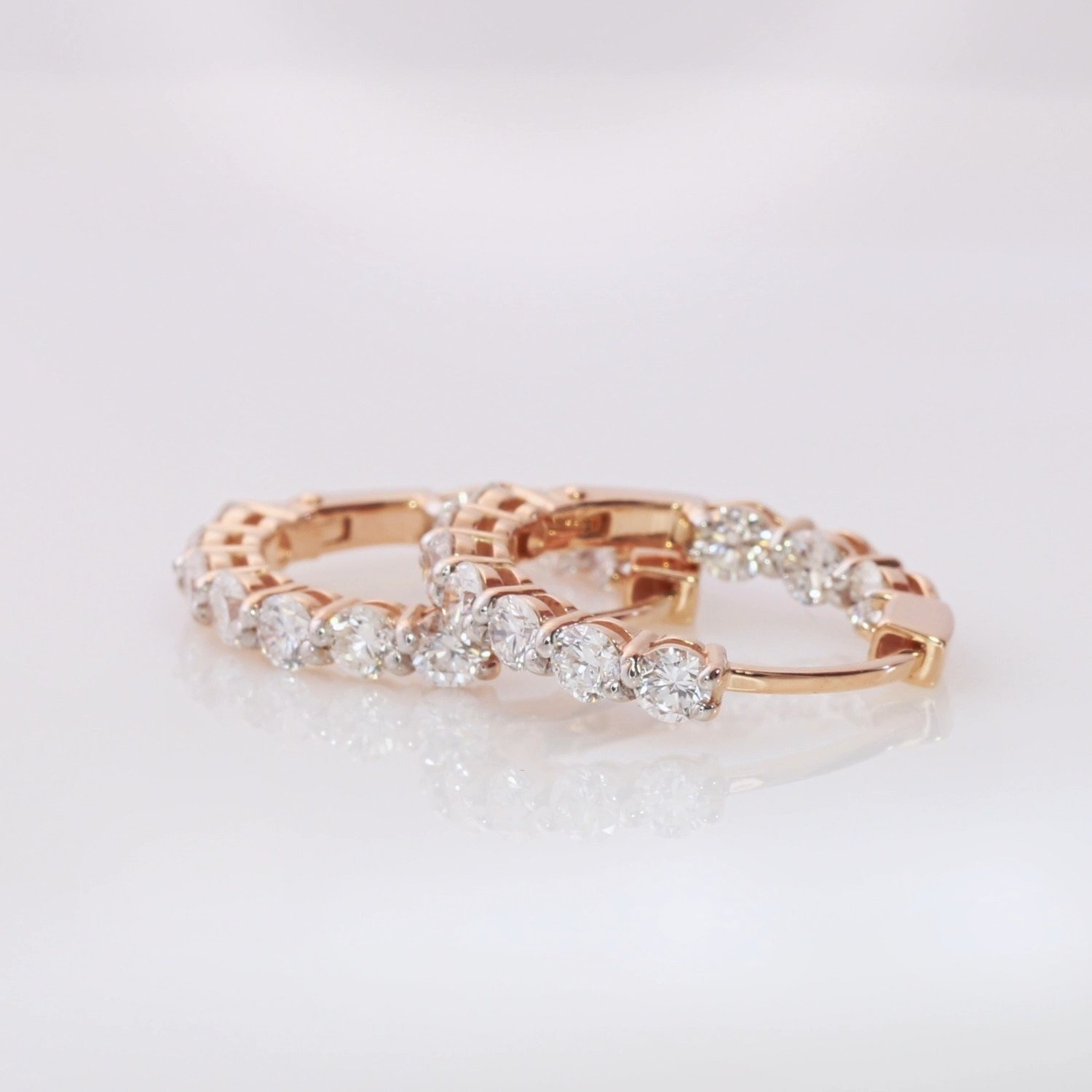Золотые серьги SMART DIAMONDS 2,05 карата