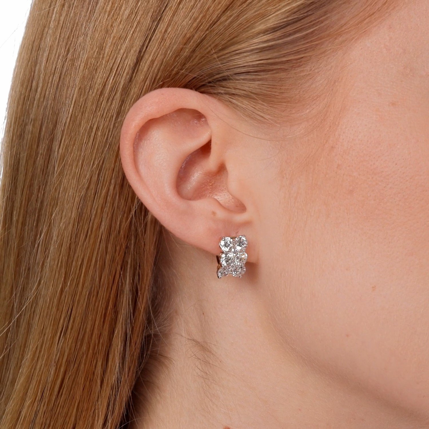 Фото «Золотые серьги SMART DIAMONDS 3,98 карата»