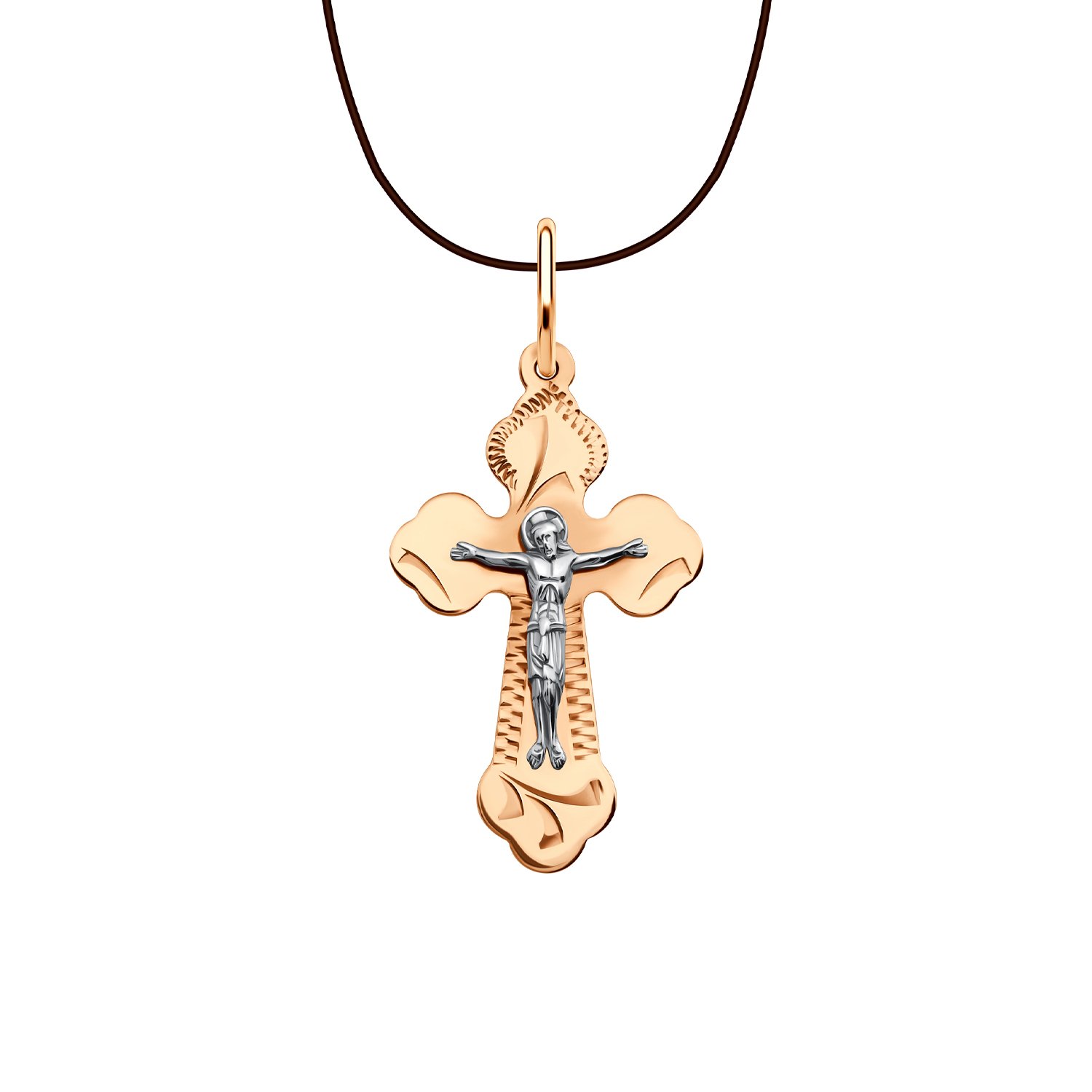 Золотой православный крест