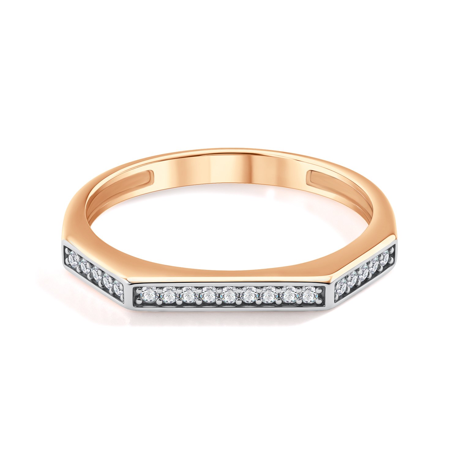 Золотое кольцо с бриллиантами