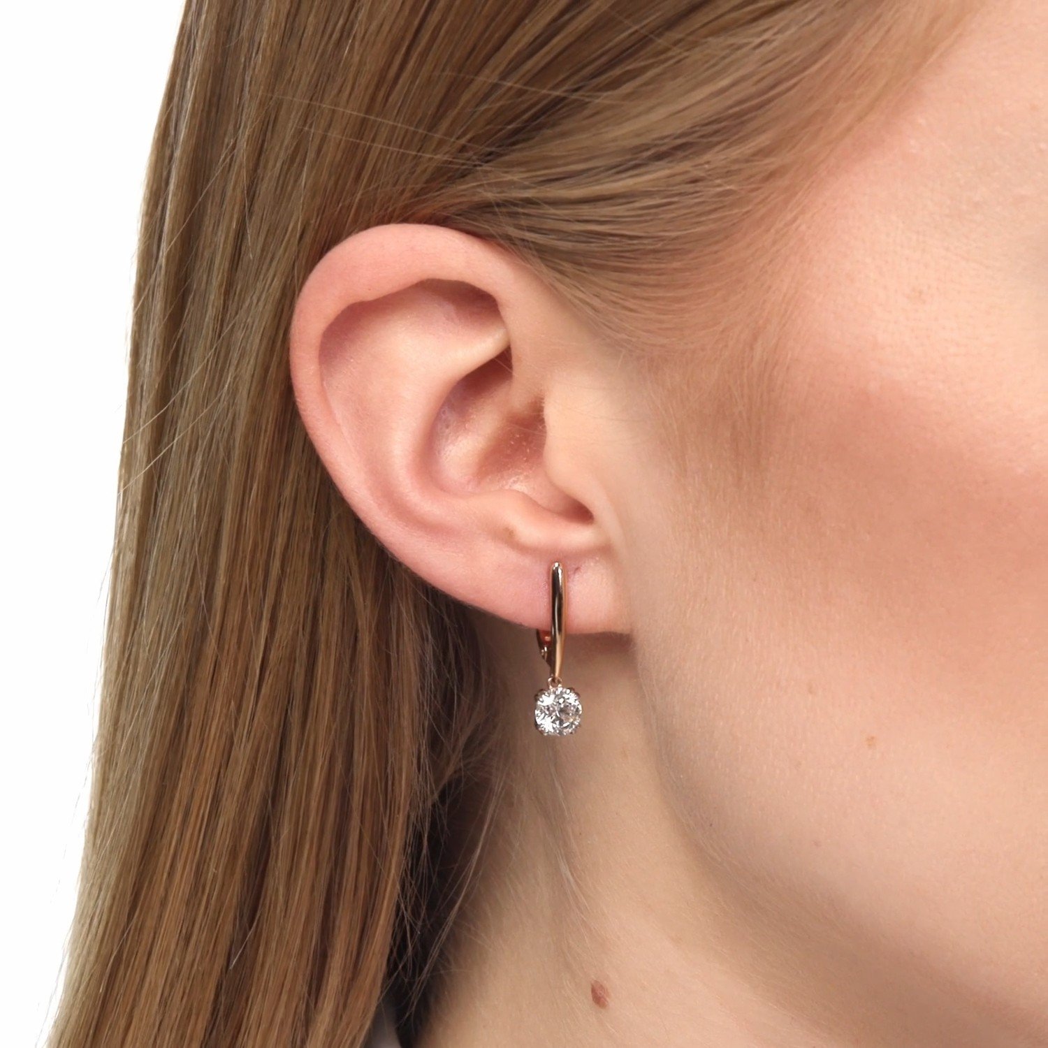 Золотые серьги SMART DIAMONDS 1,62 карата