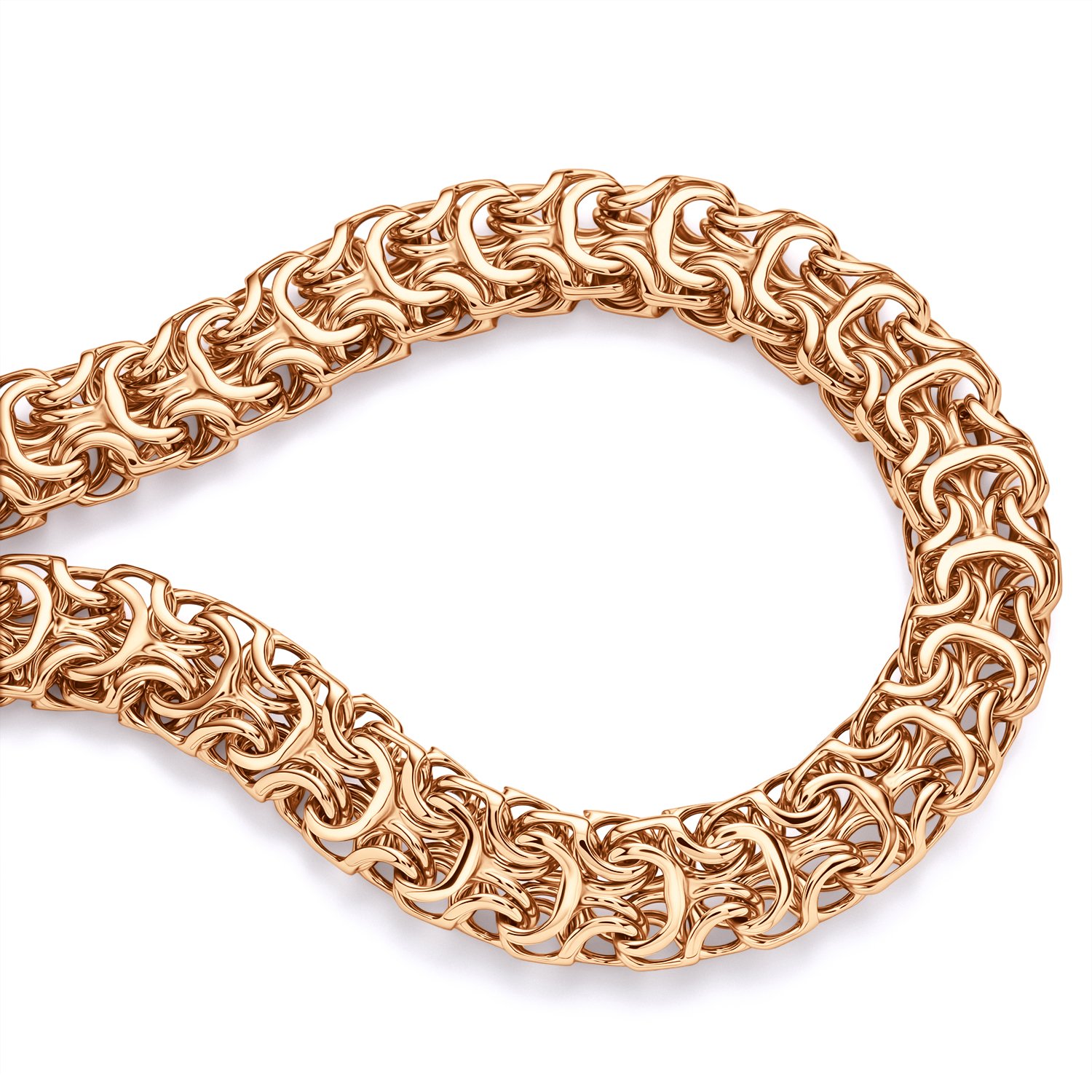 Золотой браслет ручной работы полновесный