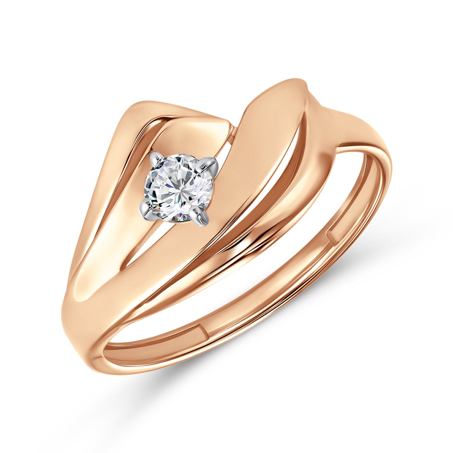 Фото «Золотое кольцо с фианитом»