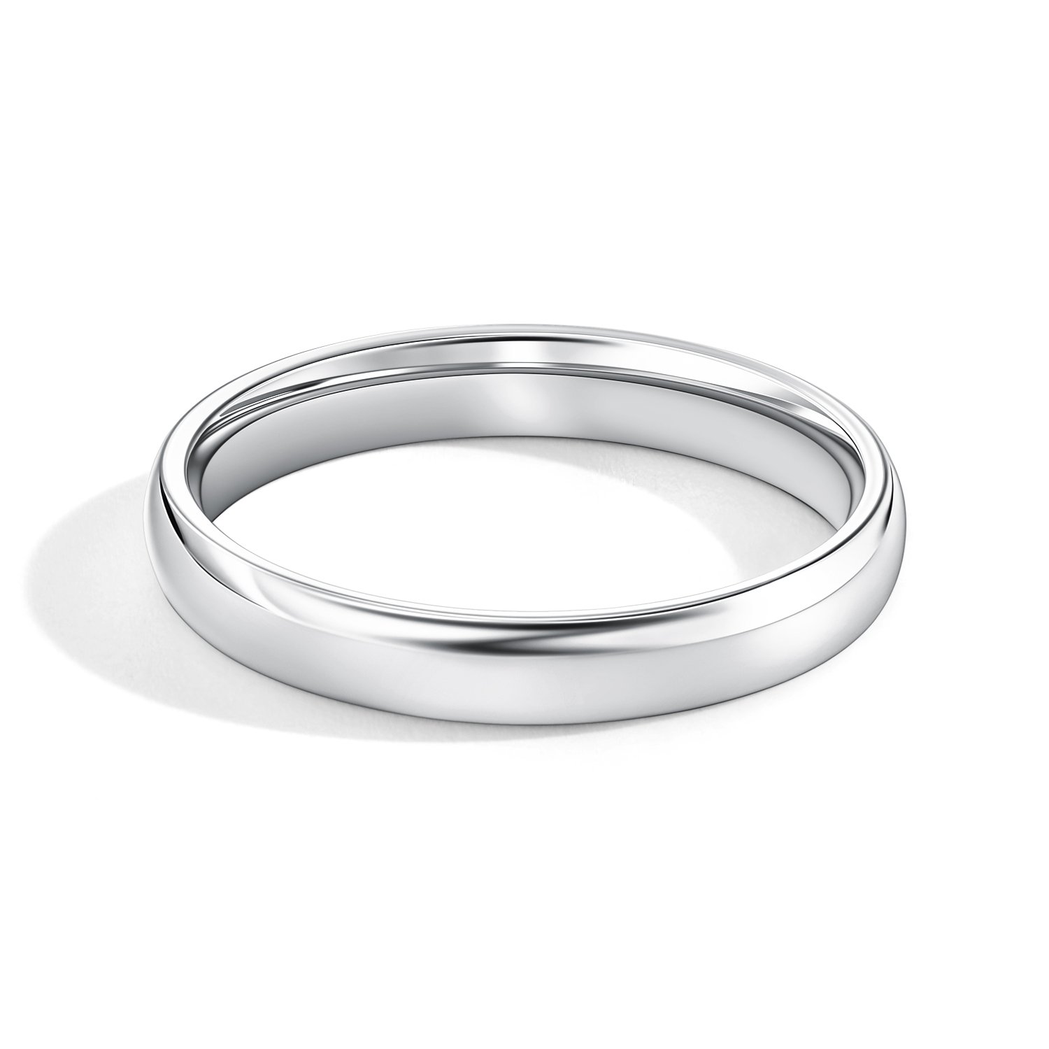 Серебряное обручальное кольцо