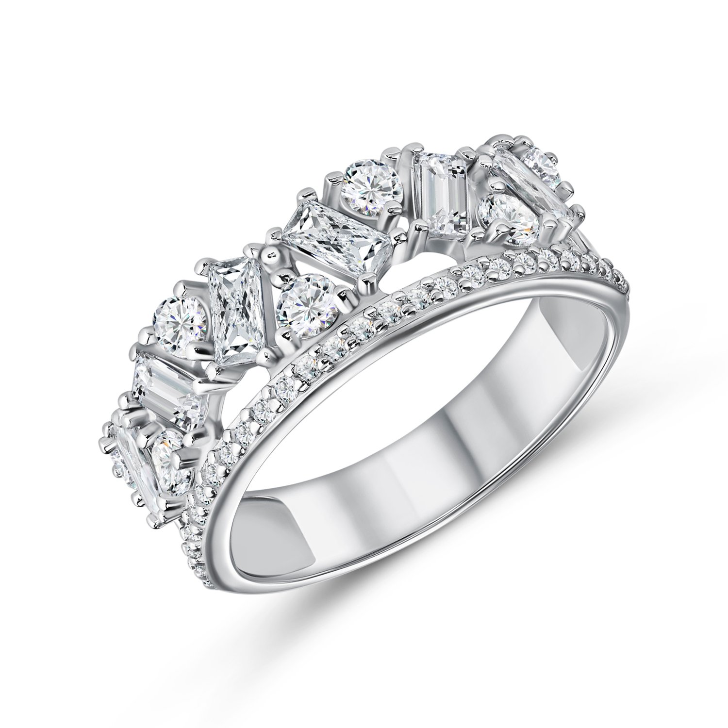 Фото «Серебряное кольцо с фианитами»