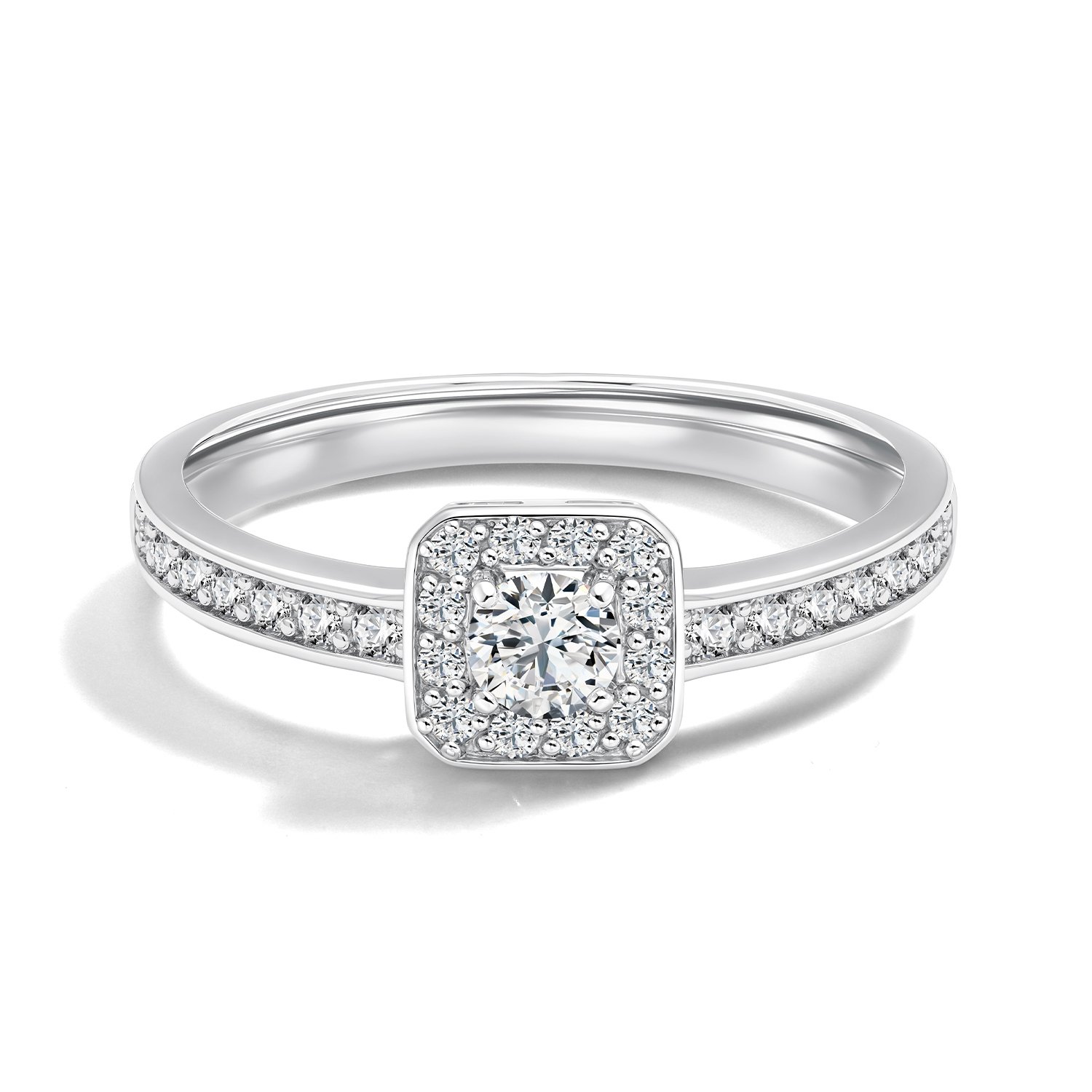 Золотое кольцо с бриллиантами