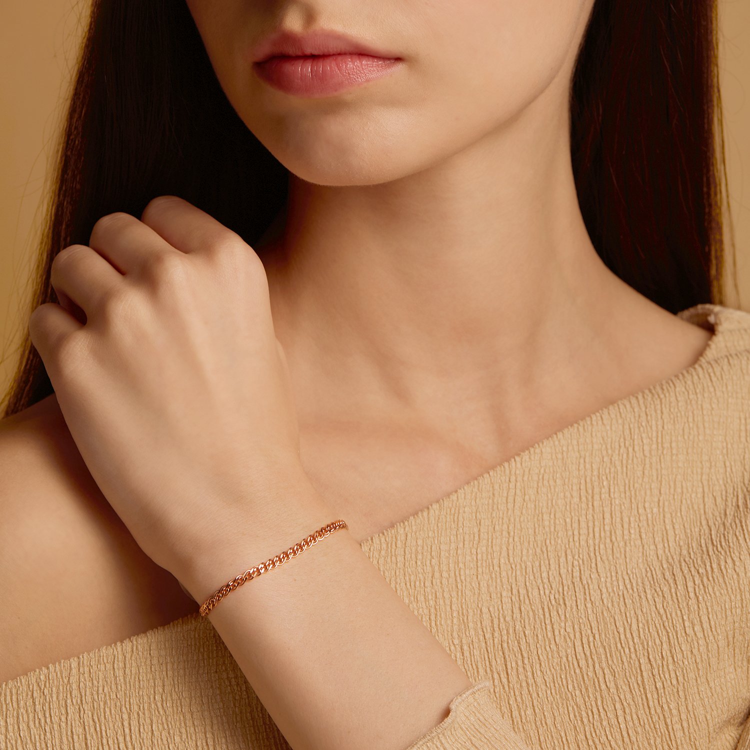 Золотой браслет полновесный