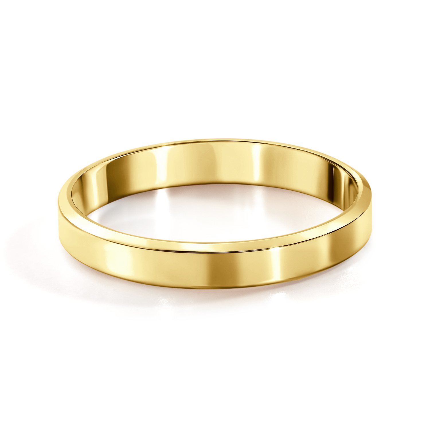 Золотое обручальное кольцо